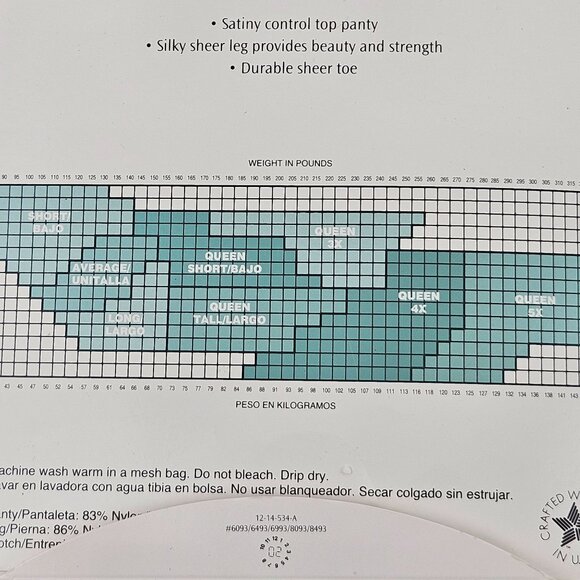 Sheer Caress Silky Sheer Pantyhose Control Top Long Off Black Navy JCPenney - Picture 12 of 12